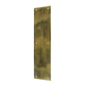 3.5 x 15 in. Push Plate, Antique