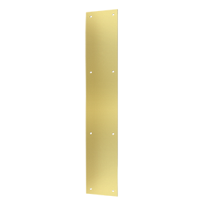 3.5 x 20 in. Push Plate, Bright