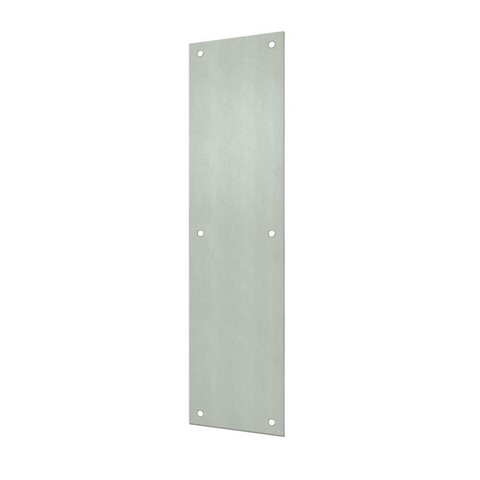 4 x 16 in. Push Plate, Satin Stainless Steel - 60 Case