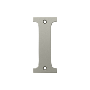 Picture of Deltana RL4I-15 4 in. Residential Letter I- Satin Nickel - Solid 