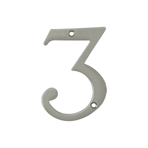 Picture of Deltana RN43U15 4 in. House Numbers- Satin Nickel - Solid Brass