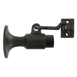 Wall Mount Bumper with Holder, Oil Rubbed Bronze - Solid