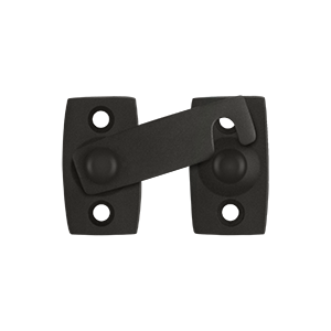 0.87 in. Shutter Bar - Door Latch, Oil Rubbed Bronze - Solid Brass