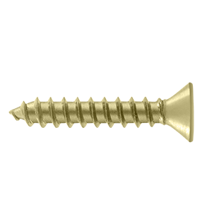 Picture of Deltana SCWS12125U3 1.25 in. Wood Screw No. 12- Bright Brass - Steel