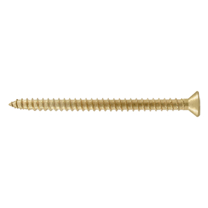 Picture of Deltana SCWS925U4 2.5 in. Wood Screw No. 9- Satin Brass - Steel
