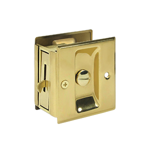 2.5 x 2.75 in. Privacy Pocket Lock- Bright