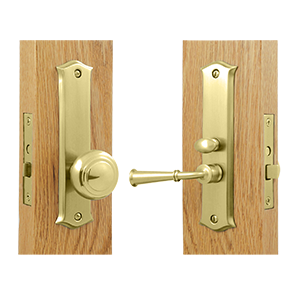 SDL688U3 Classic Storm Door Latch with Mortise Lock, Bright