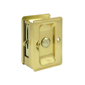 3.25 x 2.25 in. Heavy Duty Adjustable Privacy Pocket Lock, Bright