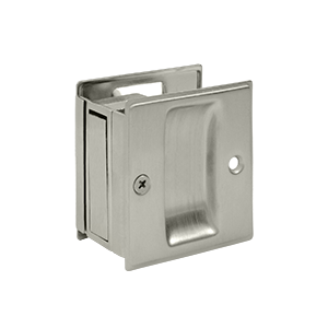 SDP25U15 2.5 x 2.75 in. Passage Pocket Lock- Satin Nickel - Solid
