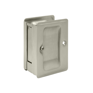 3.25 x 2.25 in. Passage Heavy Duty Adjustable Pocket Lock, Satin Nickel - Solid
