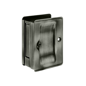 3.25 x 2.25 in. Passage Heavy Duty Adjustable Pocket Lock, Antique Nickel - Solid