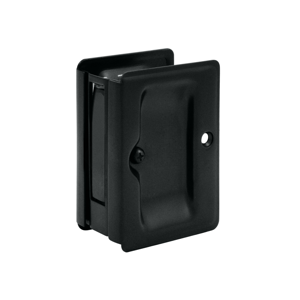 3.25 x 2.25 in. Passage Heavy Duty Adjustable Pocket Lock, Black - Solid