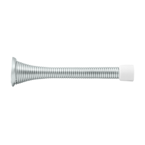 3.75 in. Heavy Duty Baseboard Door Bumper, Bright Chrome - Steel