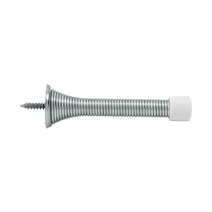 SDS3U26 3 in. Baseboard Door Bumper- Bright Chrome - Steel