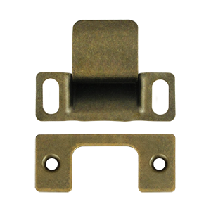 Picture of Deltana SP2751U5 2.75 x 1.25 Adjustable Dust Cup Strike Plate- Antique 