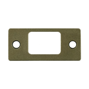 SP2753U5 2.75 x 1.25 in. Deadbolt Strike Plate, Antique