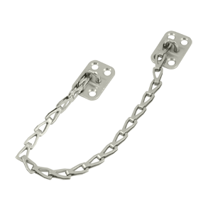 12 in. Long Transom Chain, Satin Nickel - Solid Brass