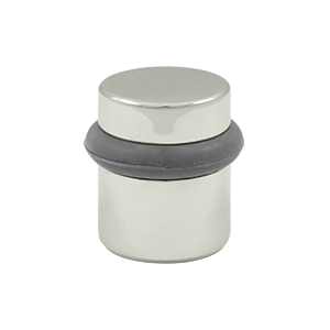 UFB4505U14 1.5 in. Round Universal Floor Bumper- Bright Nickel - Solid