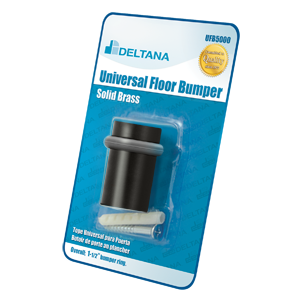 UFB5000BP10B 2 in. Universal Floor Bumper Blister Pack- Oil Rubbed Bronze - Solid Brass