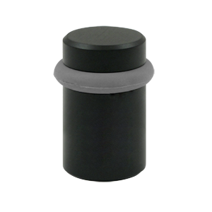 UFB5000U19 2 in. Round Universal Floor Bumper- Black - Solid