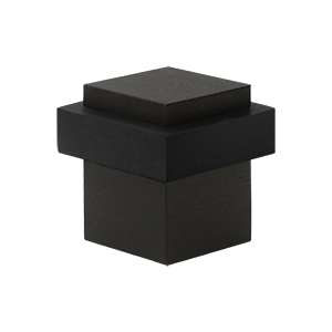 UFBS138U10B 1.37 in. Square Universal Floor Bumper- Oil Rubbed Bronze - Solid Brass