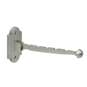 VH65U15 7 in. Projection Valet Hook- Satin Nickel - Solid