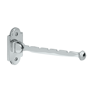 VH65U26 7 in. Projection Valet Hook- Bright Chrome - Solid