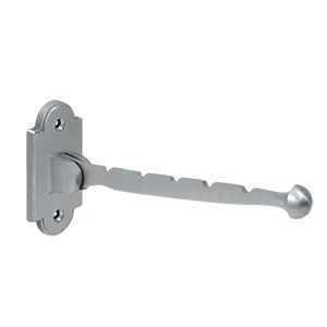 VH65U26D 7 in. Projection Valet Hook- Satin Chrome - Solid