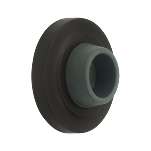 2.37 in. Diameter Concave Flush Bumper, Oil Rubbed Bronze - Solid