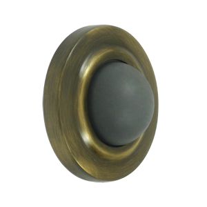 WBC238U5 2.37 in. Diameter Convex Flush Bumper- Antique