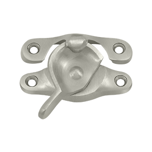 0.93 x 2.62 in. Window Sash Lock, Satin Nickel - Solid
