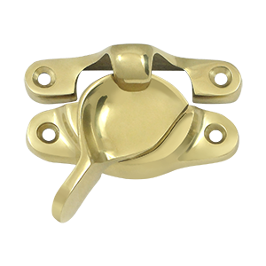 1.06 x 3 in. Window Sash Lock, Bright