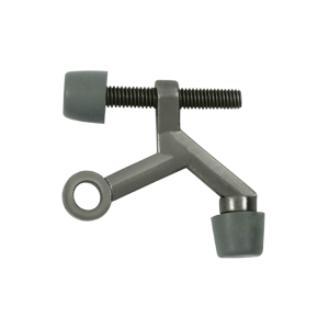 Hinge Mounted Pin Stop, Antique Nickel - Zinc Die-Cast