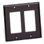 80409-I 2-Gang Decora Wallplate- Ivory