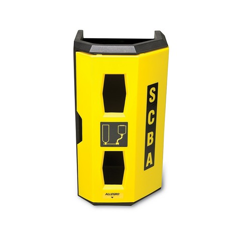 Picture of Allegro 4125 SCBA Wall Case&#44; Yellow