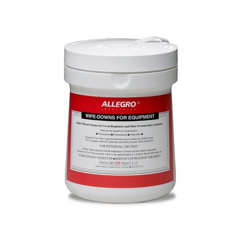 Picture of Allegro 5001 Wipe Downs for Equipment - Pop Up Canister&#44; 220 Count