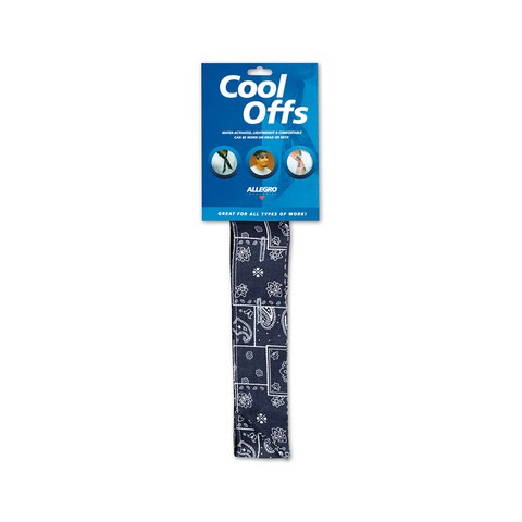 Picture of Allegro 8405-51 Cool-Offs Cowboy Bandana Head Band- Blue