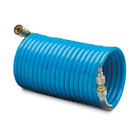 Picture of Allegro 9101-100CB 100 ft. Air Breathing Hose- 0.375 in. with Hansen-style Coupler & Plug- Blue