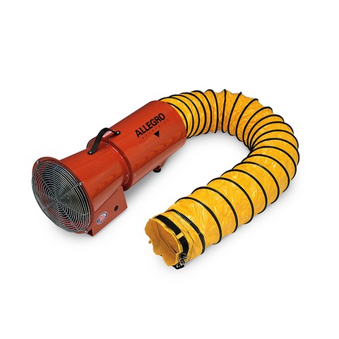 Axial Blower with Canister- A.C. Electric 0.75 HP- 25 ft.