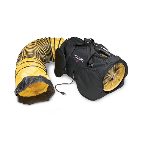 Air Bag 12 in. Blower with Ducting- 25 ft.