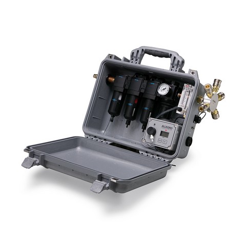 Five-Worker Carry-Air Filter Panel with AC & DC CO Monitor