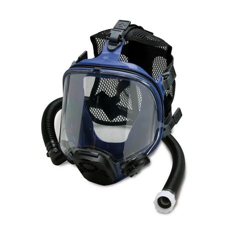 High Pressure SAR Full Mask - Clear - Adjustable Flow Control Valve