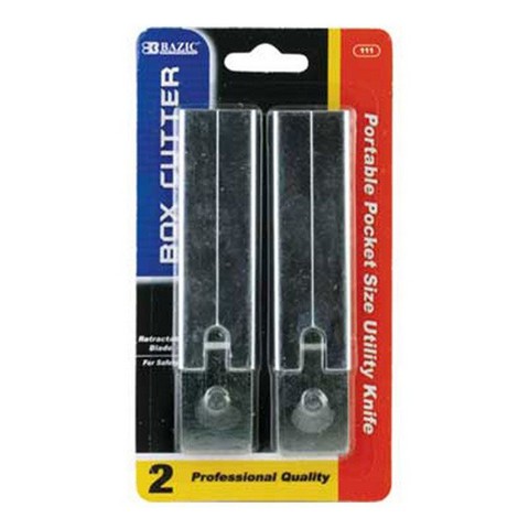 Bazic 111 Carton Cutters (2/Pack) Pack of 24