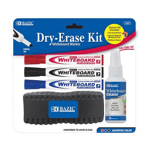 Picture of Bazic 1207  Dry Erase Starter Kit  Case of 12   