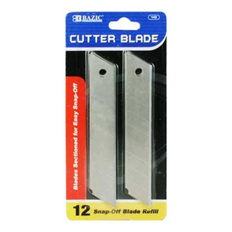 Picture of Bazic 142   Cutter Replacement Blades (12/Pack)  Case of 24 