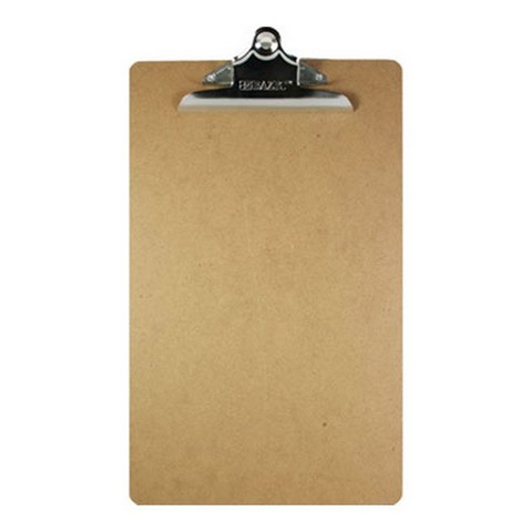 Picture of Bazic 1804   Legal Size Hardboard Clipboard w/ Sturdy Spring Clip Case of 24 