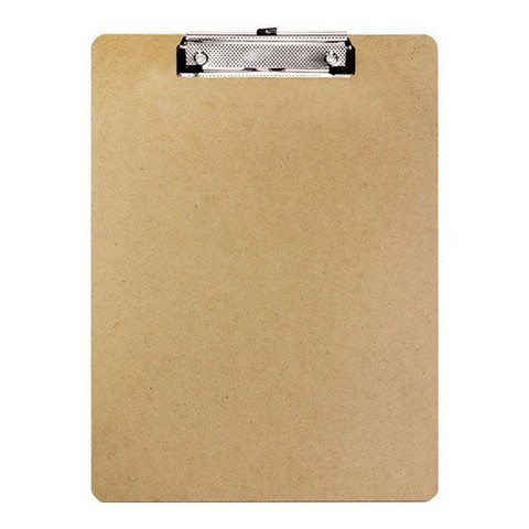 Picture of Bazic 1805 Standard Size Hardboard Clipboard w/ Low Profile Clip Pack of 24