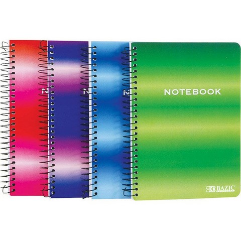 Picture of Bazic 546  120 Ct. 5&quot; X 7&quot; Personal / Assignment Spiral Notebook Case OF 36 