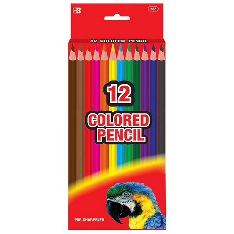 Bazic 785   12 Color Pencil Pack of 24