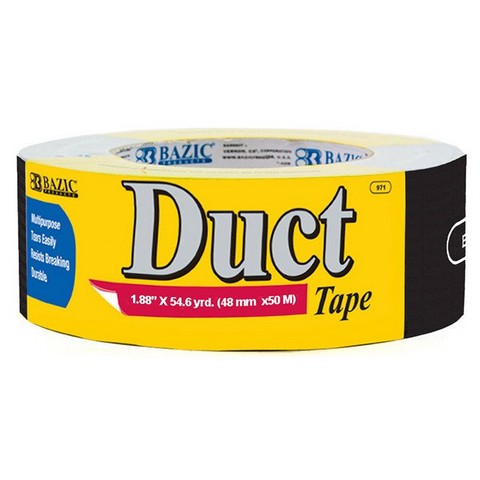 Picture of Bazic 971  1.88&quot; X 60 Yards Black Duct Tape Pack of 12